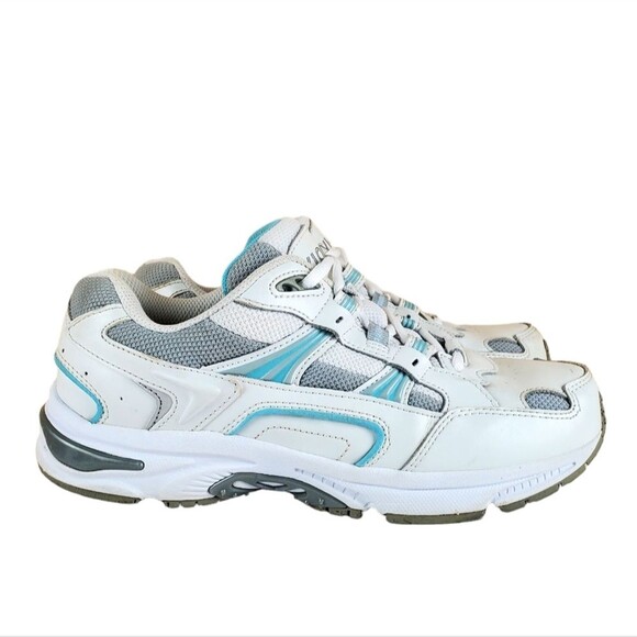 VIONIC Women’s Athletic Sneakers White & Aqua in Size 7 - Picture 1 of 8